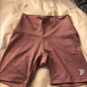 Pink Victoria’s Secret ultimate biker short